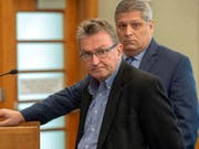 Filmemacher und Sundance-Mitbegründer Sterling Van Wagenen vor Gericht in American Fork im US-Staat Utah. (Bild: KEYSTONE/AP POOL Salt Lake Tribune/RICK EGAN)
