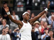 Cori Gauff zeigte auch in ihrer zweiten Partie im Haupttableau eines Grand-Slam-Turniers eine beeindruckende Leistung siegte gegen Magdalena Rybarikova in zwei Sätzen (Bild: KEYSTONE/EPA/ANDY RAIN)