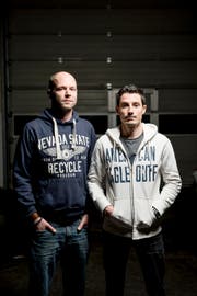 Kay Rauber und Christian Gschwend sind die Bubble Beatz. (Bild: Mareycke Frehner).