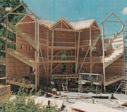 Bräkers Globe wurde vor 20 Jahren in Lichtensteig demontiert um nach Rust in den Europapark transportiert zu werden. (Bild: PD)