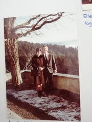 Alfred Nobs und seine Marianne bei der Verlobung. (Bild: PD)