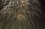 Bildtext: Feuerwerk zum Neujahr St.Gallen.crcr