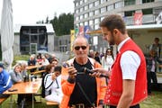 Musste am Mittwoch die schlechte Nachricht verkünden: Nicolas Senn auf der Schwägalp. (Bilder: Ralph Ribi)