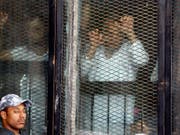 Häftlinge im Tora-Gefängnis in Kairo. (Bild: KEYSTONE/AP/AMR NABIL)