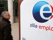 Die Arbeitslosenquote in der Eurozone ist auf 7,5 Prozent zurückgegangen. Im Bild ein Jobcenter in Frankreich. (Bild: KEYSTONE/AP/LIONEL CIRONNEAU)