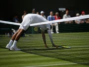 Nick Kyrgios sorgte während der Partie gegen Jordan Thompson für viel Unterhaltung (Bild: KEYSTONE/AP/TIM IRELAND)