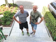 Marco Stöckli und Ruedi Signer haben ihre Masterarbeiten über die Onlineplattform geschrieben und sich noch vor dem Abgabetermin an die Realisierung gemacht. (Bild: PD)