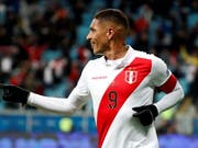 Paolo Guerrero steht mit Peru im Final der Copa America (Bild: KEYSTONE/EPA EFE/SEBASTIAO MOREIRA)
