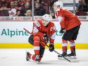 Der U20-Nationalstürmer Nando Eggenberger nimmt beim HCD einen neuen Anlauf (Bild: KEYSTONE/AP The Canadian Press/DARRYL DYCK)