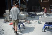 Im Werkhof Appenzell werden die Brückenteile angefertigt. Bild: Karin Erni