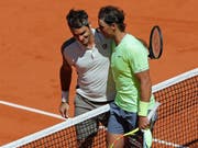 Roger Federer und Rafael Nadal haben im Februar in Kapstadt einen grossen gemeinsamen Auftritt (Bild: KEYSTONE/AP/PAVEL GOLOVKIN)