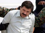 Ihm droht lebenslange Haft: Der mexikanische Drogenboss Joaquin «El Chapo» Guzman wurde im Februar in den USA wegen Drogenschmuggels, Waffenhandels und Geldwäscherei schuldig gesprochen. (Bild: KEYSTONE/AP/EDUARDO VERDUGO)
