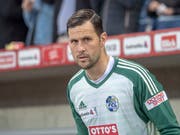 Luzerns routinierter Goalie David Zibung (im Bild) erhält mit dem deutschen Marius Müller einen neuen Konkurrenten (Bild: KEYSTONE/URS FLUEELER)