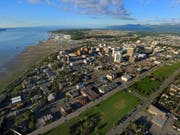 Temperaturrekord mit 32,2 Grad in Anchorage. Wissenschaftler gehen davon aus, dass die Klimaerwärmung in Alaska deutlich schneller voranschreitet als im Erddurchschnitt. (Bild: Keystone/AP City of Anchorage/Darrell Pederson)