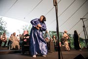 Tanzeinlage des ägyptischen Mazaher-Ensembles. (Bild: Manuela Jans-Koch, Giswil, 4. Juli 2019)