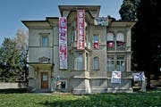 Die Villa an der Obergrundstrasse 99 wurde vor drei Jahren von der Gruppe Gundula besetzt. (Bild: Pius Amrein, Luzern, 11. April 2016)