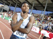 Noah Lyles unterstrich sein immenses Potenzial (Bild: KEYSTONE/VALENTIN FLAURAUD)