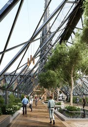 Entwurf von Miysis Studio für den Wiederaufbau von Notre Dame.