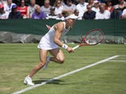 Für Viktorija Golubic bedeutete die 3. Runde in Wimbledon Endstation (Bild: KEYSTONE/PETER KLAUNZER)