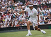Ein Rasenplatz sei wie Wein, sagt Roger Federer. (Bild: Keystone)