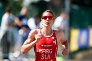 Nicola Spirig glänzt bei ihrem Comeback nach der Mutterschaftspause (Bild: Keystone)