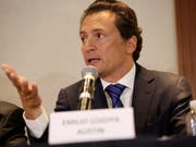 Der ehemalige Chef des mexikanischen Ölkonzerns Pemex, Emilio Lozoya, wehrt sich gegen Korruptionsvorwürfe. (Bild: KEYSTONE/AP/GUSTAVO MARTINEZ CONTRERAS)