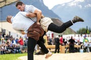 Pirmin Reichmuth und Armon Orlik. (Bild: Alexandra Wey/Keystone)
