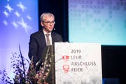 Festredner Ständerat Erich Ettlin.