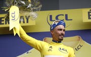 Der Franzose Julian Alaphilippe Epernay, France, 08 July 2019. EPA/YOAN VALAT