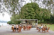Die «Beach-Bar» in der Luzerner Ufschötti. (Bild: PD)