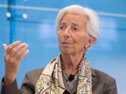 Die Euro-Finanzminister haben Christine Lagarde offiziell für die Nachfolge von Mario Draghi an der Spitze der Europäischen Zentralbank nominiert. (Bild: KEYSTONE/EPA/ERIK S. LESSER)