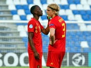 Dodi Lukebakio (links) in einem Spiel mit der belgischen U21-Auswahl (Bild: KEYSTONE/EPA ANSA/ALESSIO TARPINI)