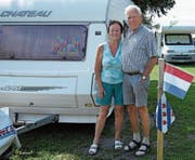 Heute treten Aly und Bert Kooistra die 861 Kilometer lange Heimreise an. In den vergangenen 50 Jahren hat das niederländische Paar zwischen Heerenveen und St.Margrethen über 86'000 Kilometer zurückgelegt, mehr als den doppelten Erdumfang. (Bild: Kurt Latzer)