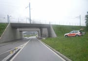 Die Unfallstelle in Erstfeld. (Bild: Kantonspolizei Uri)