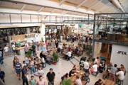 Ein Blick in die gut gefüllte Genusshalle im «Freiruum». (Bild: freiruum.ch)
