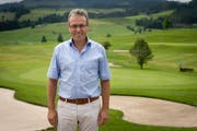 Ruedi Eberle ist seit 1996 Geschäftsführer des Golfplatzes Gonten. (Bild: Claudio Weder)