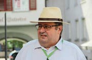 Werner Ritter beim Untertor, wo ein Bordell geplant war: «Jede Entwicklung hat Altstätten denn doch nicht nötig.» Bild: Gert Bruderer