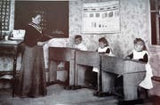 Die Rigischule im Jahr 1904: Nun folgt die Neuauflage - mehrheitlich in der Natur statt drinnen. (Bild: PD)