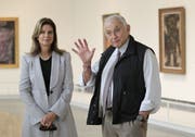 Leslie Wexner und seine Frau. Der Milliardär hat jahrelang Epstein vertraut. (Bild: AP)