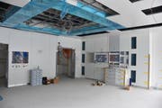 Die Arbeit an den fünf neuen Operationssälen ist schon weit fortgeschritten.