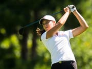 Albane Valenzuela ist die grosse Hoffnung im Schweizer Golfsport (Bild: KEYSTONE/JEAN-CHRISTOPHE BOTT)
