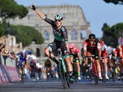 Sam Bennett gewann den Massensprint (Bild: KEYSTONE/EPA ANSA/DANIEL DAL ZENNARO)