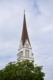 Die katholische Kirche in Horn wurde 1910 eingeweiht. Das Gotteshaus steht mitten im Dorf.
