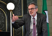 Canisius Braun in einer Sitzung des Kantonsrates. (Bild: Regina Kühne)