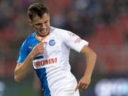 GC ade: Nedim Bajrami verlässt die Grasshoppers in Richtung Serie B und schliesst sich dort Absteiger Empoli an (Bild: KEYSTONE/LAURENT GILLIERON)