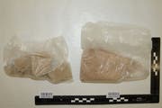 Das sichergestellte, mutmassliche Heroin. (Bild: Luzerner Polizei)