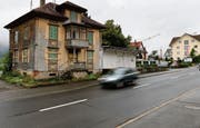 Steht unter Denkmalschutz: das Alte Bahnhöfli in Oberägeri.Bild: Stefan Kaiser (5. September 2016)