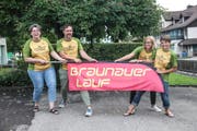 Monika Koch, Roland Lehner, Sereina Hinder und Karin Leemann sind die Organisatoren des Braunauer Laufes. (Bild: ZVG)