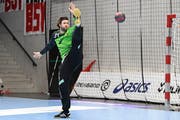 St.Otmars Torhüter Aurel Bringolf. (Bild: freshfocus)