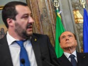 Lega-Chef Matteo Salvini arbeitet anscheinend an einer Allianz mit Forza Italia von Silvio Berlusconi. (Bild: Keystone/AP ANSA/ALESSANDRO DI MEO)
